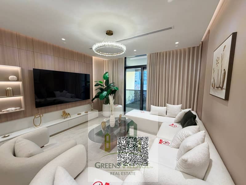 2bhk Apartment | New Downtown Ajman | Completely Furnished | Lagoon View | First Sale.
