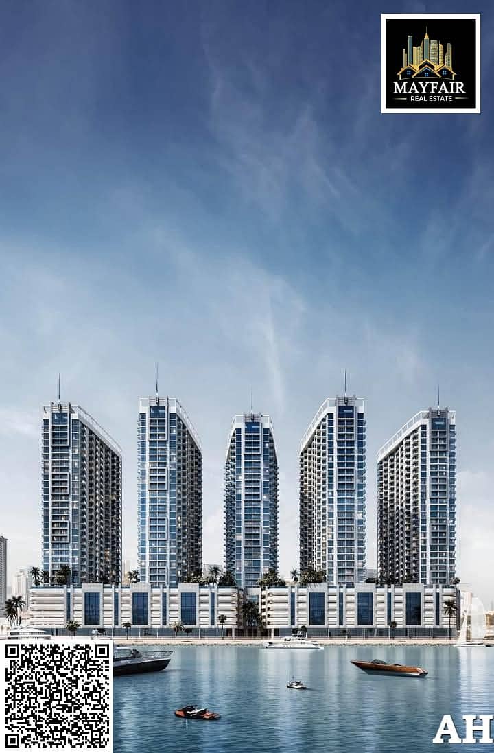 Own your luxury apartment with a direct waterfront view in a prestigious towers project in an exceptional location. 10% down payment, 1% comfortable m