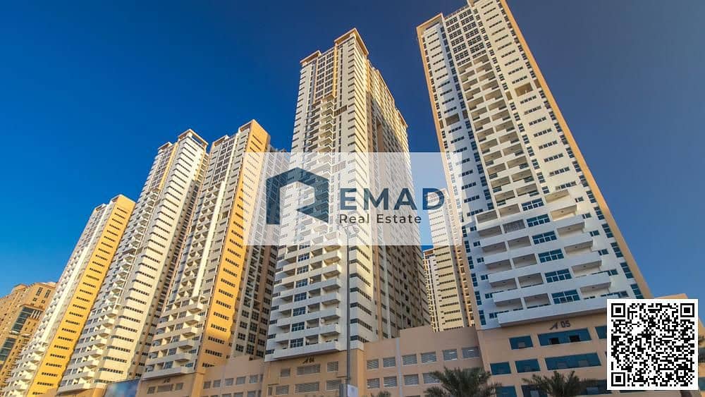 Spacious 1 Bed Hall | Sea View | Ajman ONE Towers | With Parking