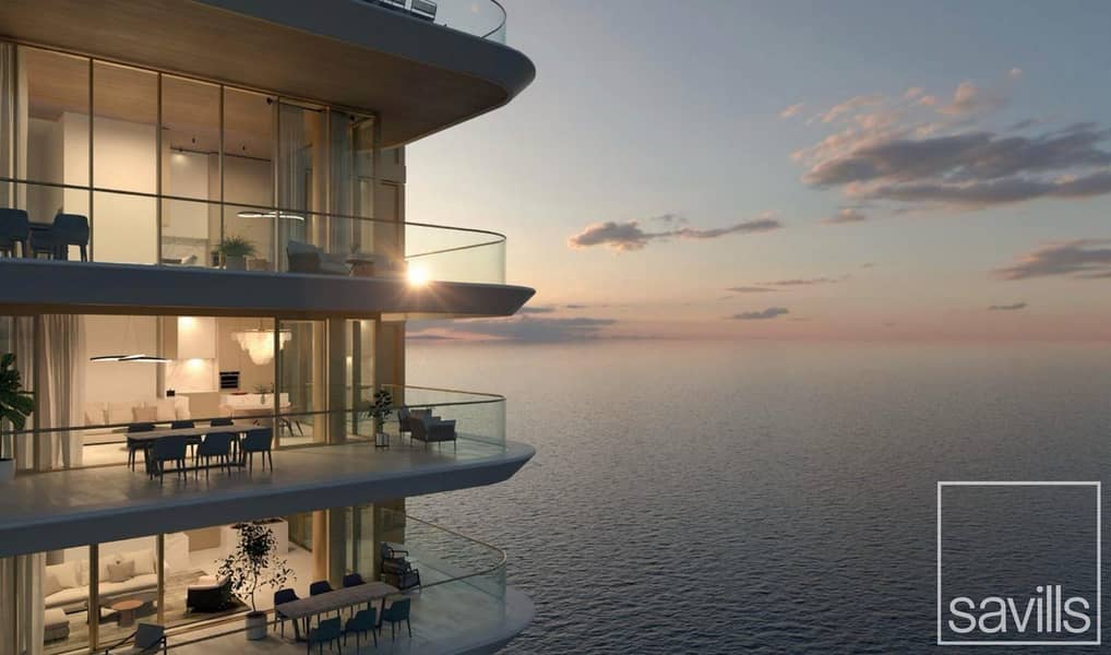 Beachfront | High Floor | Sea and Sunset View
