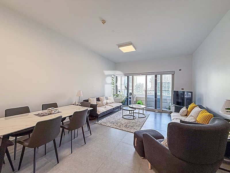 Elegant 2BR | Fully Furnished | Balcony