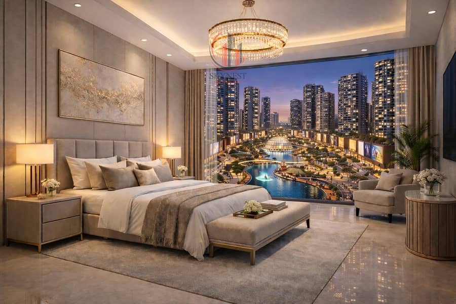 Cash Discount Up to 30% | 2 Bedrooms + Maid Room with Full Lagoon View in a Fully Integrated Community in Ajman