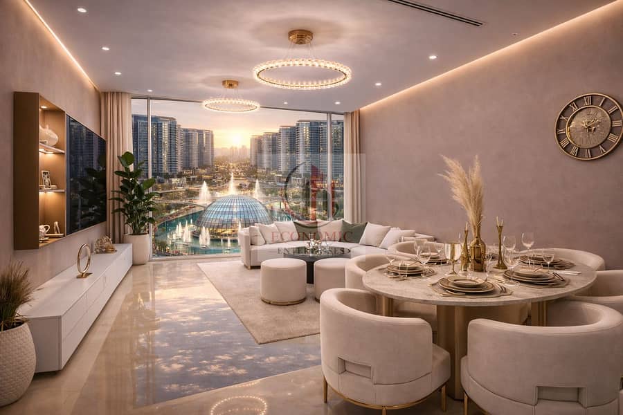 Smart Investment: Furnished 1BR Apartment in Ajman Lagoon Community – Tiger Downtown