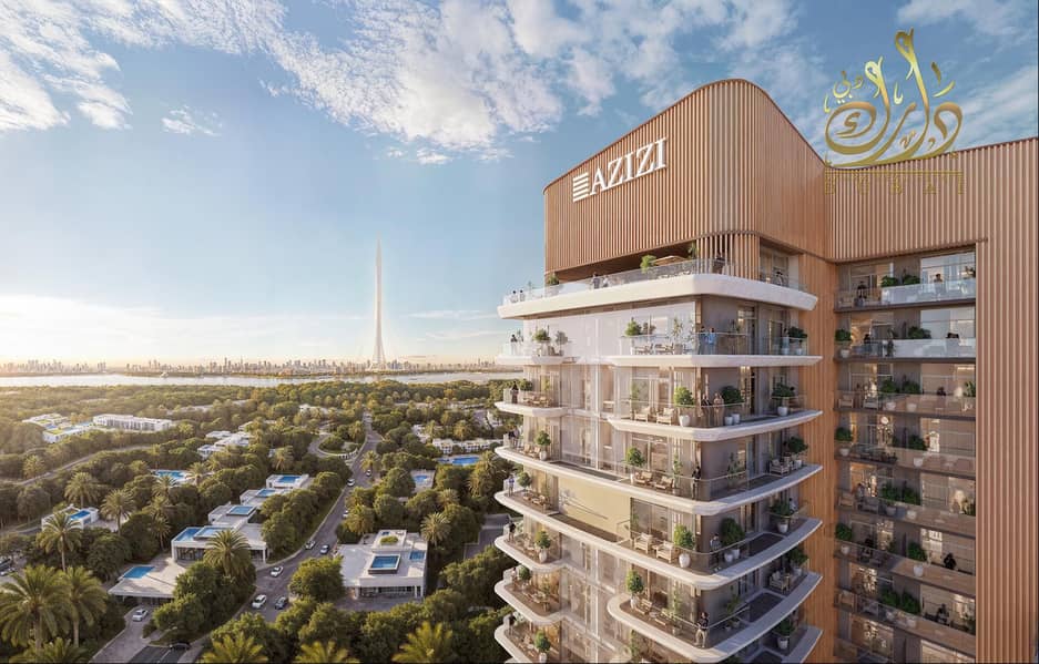 OWN YOUR Apt IN BRANDED TOWER BY AZIZI \ HIGH QUALITY \ NEAR BURJ KHALIFA