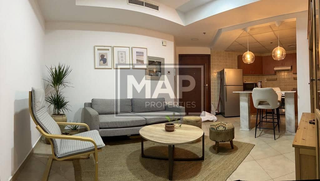 2 BHK Apartment Fully Furnished for Sale in JLT with Lake View Near to DMCC Metro Station.