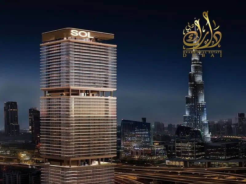 FULLY BURJ KHALIFA VIEW | METRO STATION FRONT | LUXURY LIVING