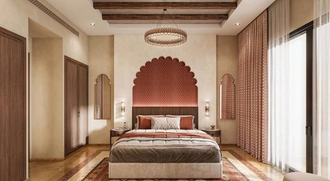 2BHK with maid, fully furnished with top notch appliances brand