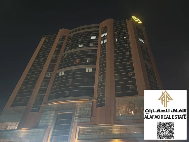 2 Master Bedroom Apartment for Sale in Al Ghoroub Tower, Ajman | 3 Bathrooms | Modern Design & Luxury Finishing | Pool & Parking