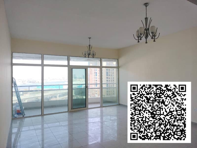 Empty Spacious 2 BHK flat for Sale in Horizon Towers Ajman