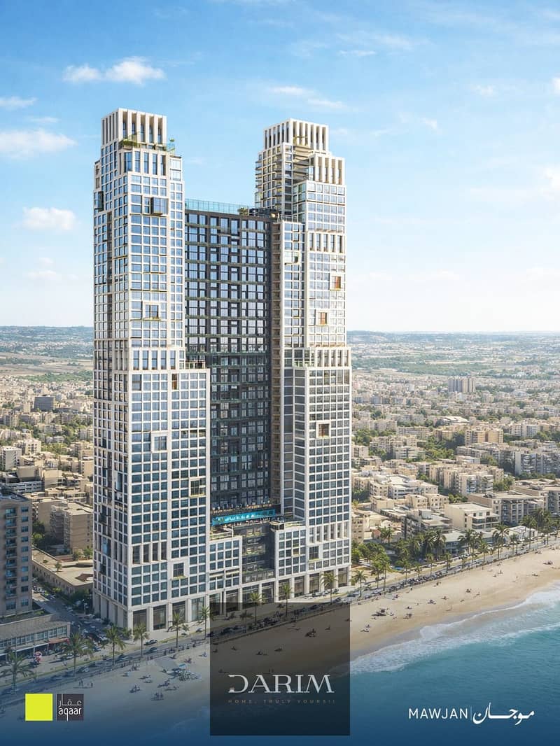 Luxury Sea View 1BR |Huge Layout | | Flexible Payment | Mawjan Tower Ajman