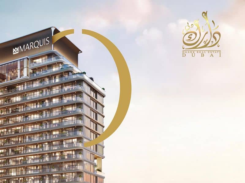 Furnished Studio | Marquis One Arjan | Balcony & Skyline Views