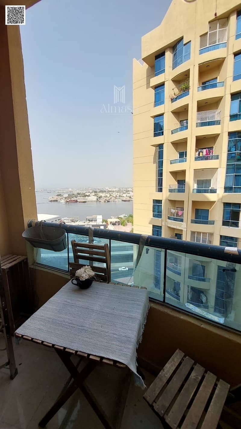 Spacious 3BR Apartment with Creek View in Al Khor Towers Ajman