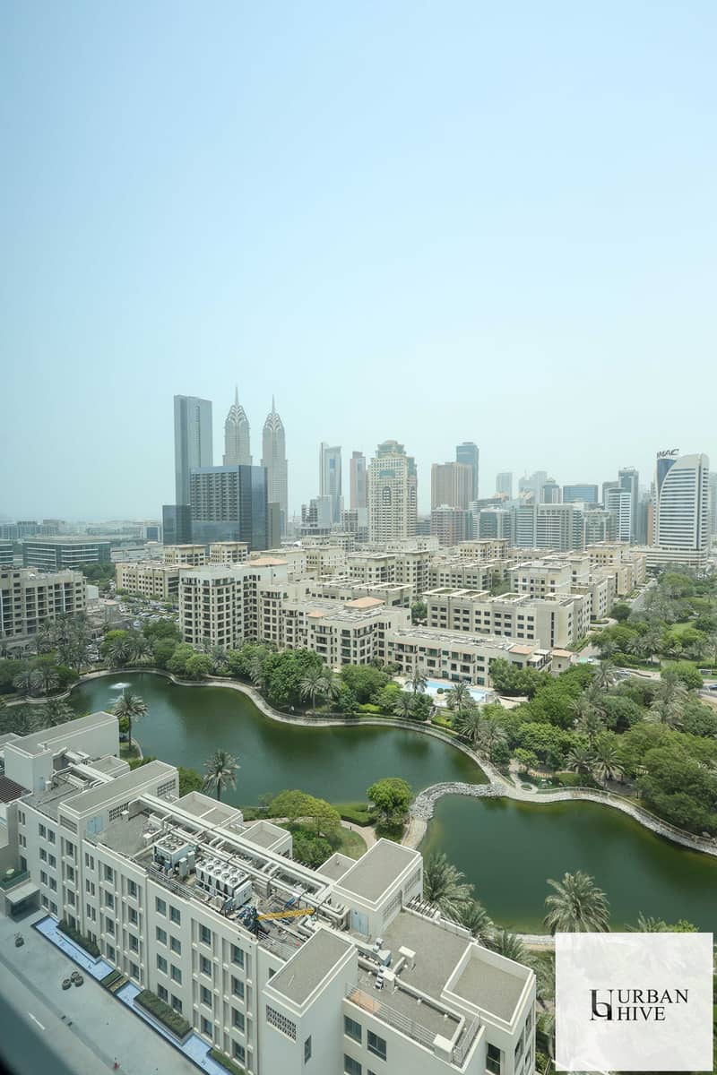 Furnished 2BR Apartment | Golf Tower 3 | Balcony & Park View