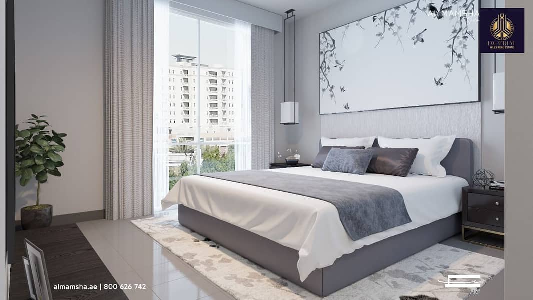 One bedroom- bargain price - freehold - 4-year installments - 10% return on investment - delivery 2026 - gated residential compound