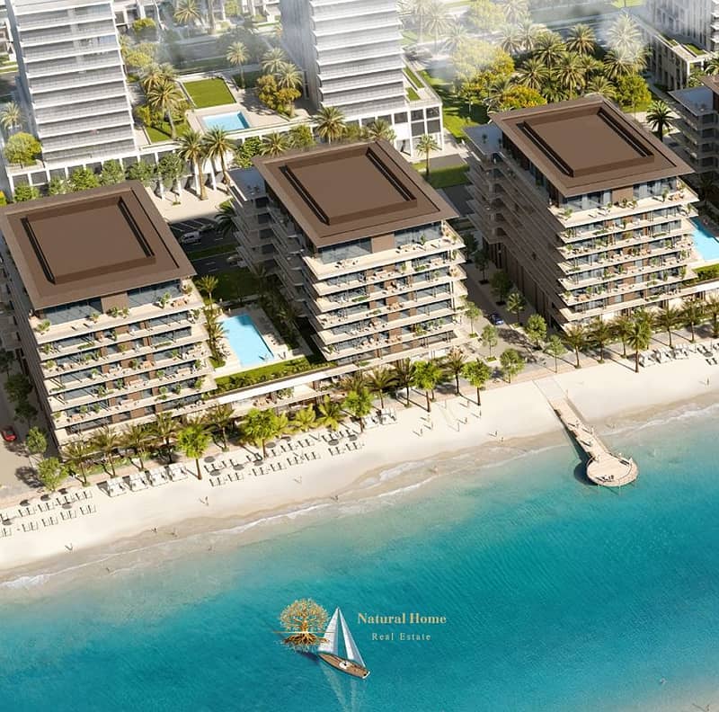3BR Seafront Luxury: Direct Views, 3% OFF & Easy Payment.