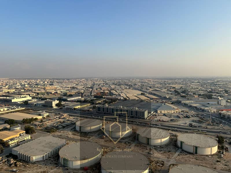 Two-bedroom apartment with a living room for sale with an open view in Al Conquer Tower – Ajman A rare opportunity to own a spacious apartment in a w