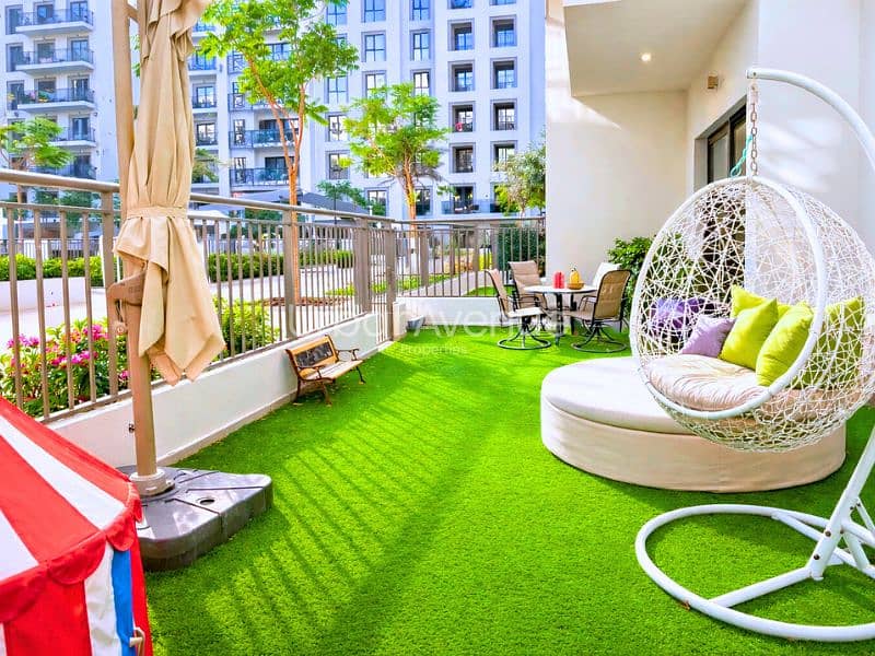 Large Terrace | Vacant on Transfer| Pool Access
