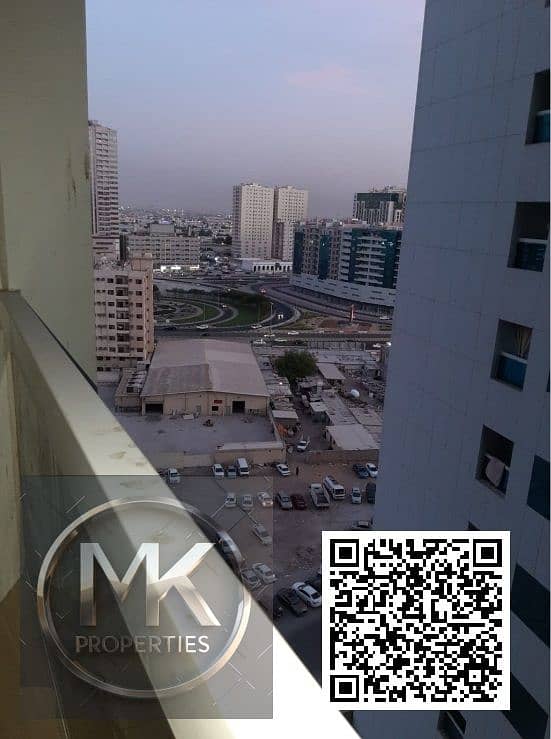 1BHK IN Ajman Pearl Towers Apartment Open view with parking.