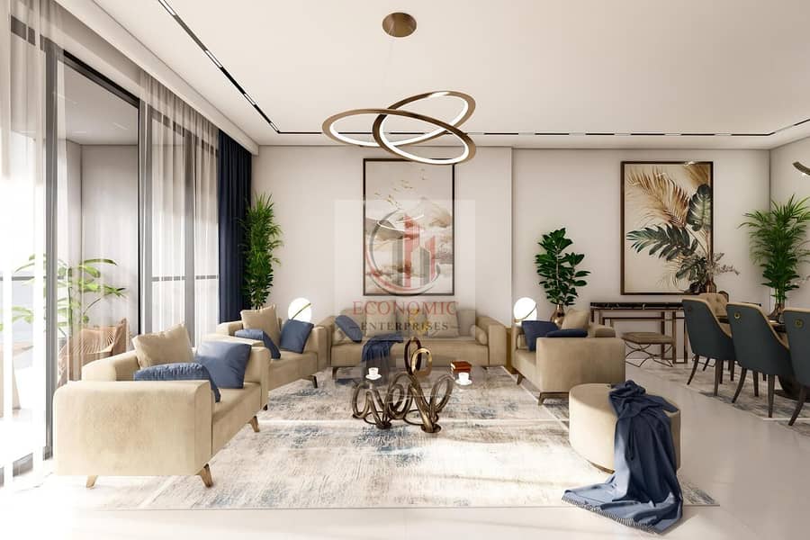 Freehold 2-Bedroom with Sea View in Marsa Al Arab Tower