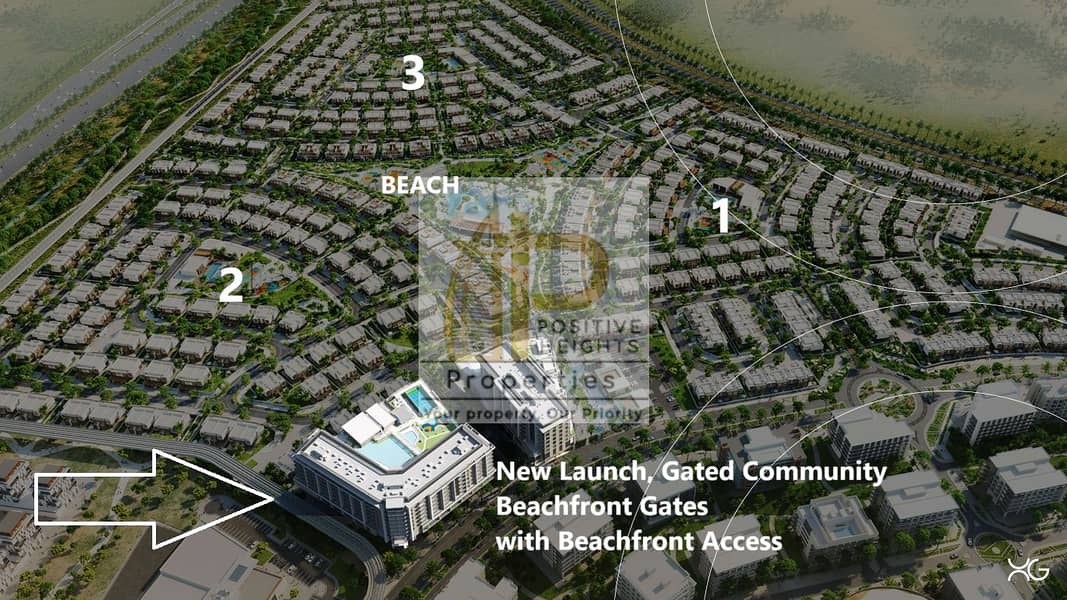 Genuine Resale | Corner 3BR+Maid+Store+Laundry | Beachfront View | HO 2026