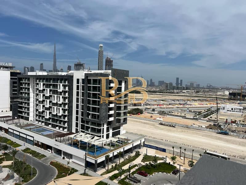Furnished 1BR Apartment | Azizi Riviera 4 | Balcony & Downtown View