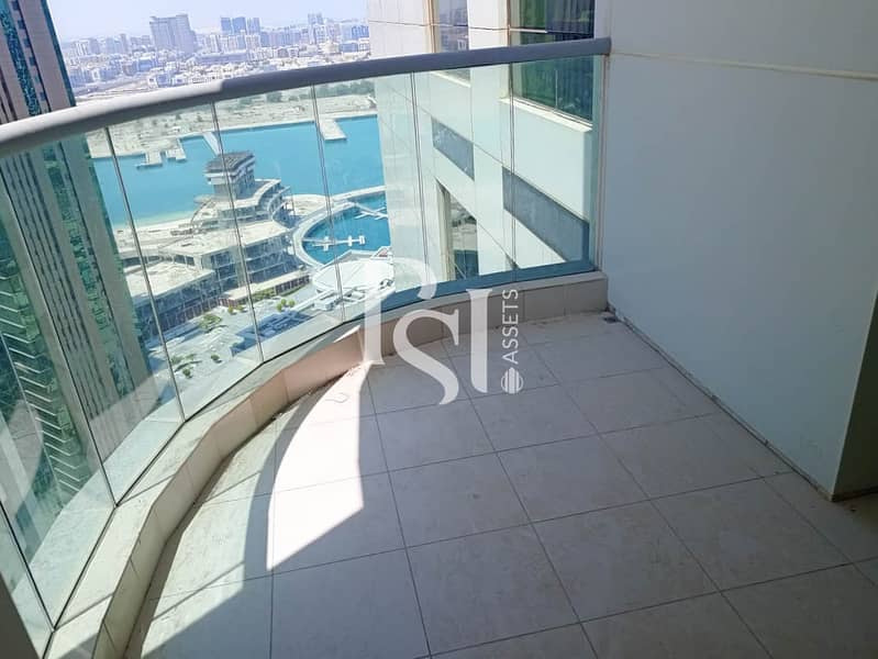 Marina View | Balcony | Spacious Layout