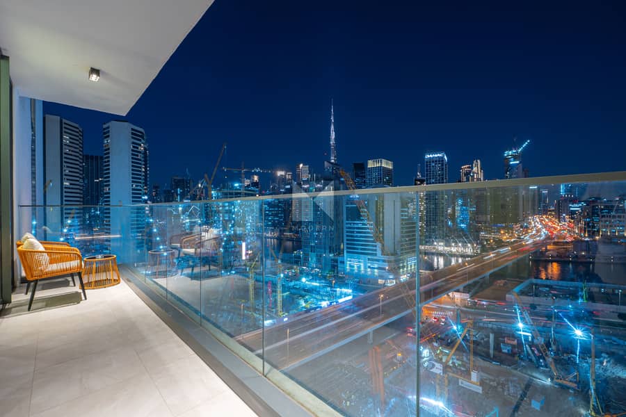 Exclusive 1BR | Fully Furnished | Burj Khalifa View