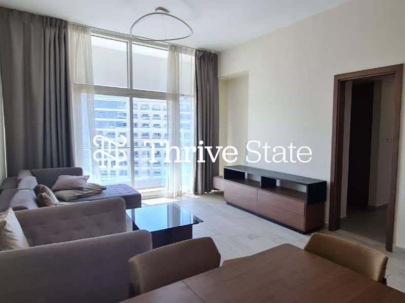 Furnished 1 BR | Balcony with City and Water Views