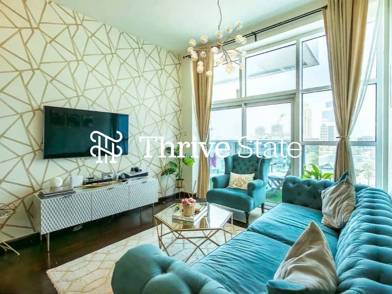 Fully Furnished 2 BR | Open-Plan | City View