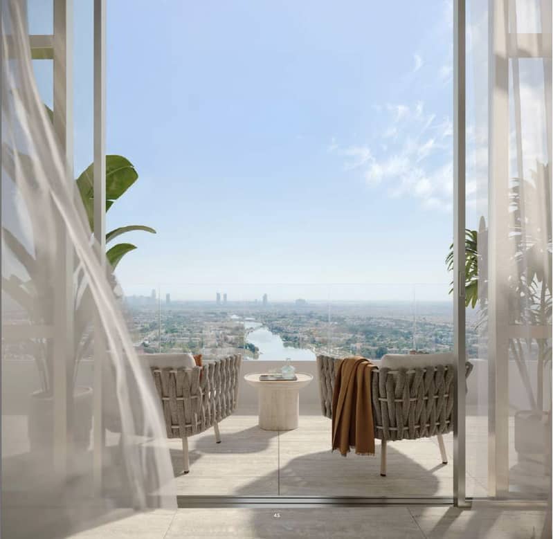 1 br high floor Jumeirah Islands view