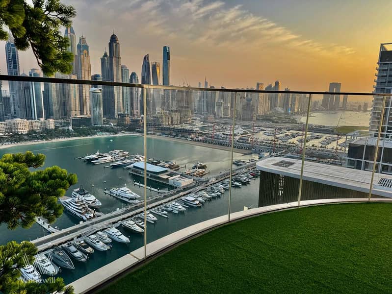 180° Views of Palm and Marina | Premium Upgraded