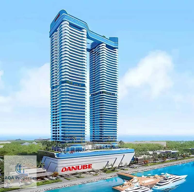 BREEZ BY DANUBE – 1BR WATERFRONT APARTMENT | UP TO 2% CASHBACK WITH AQA PROPERTIES | HIGH ROI
