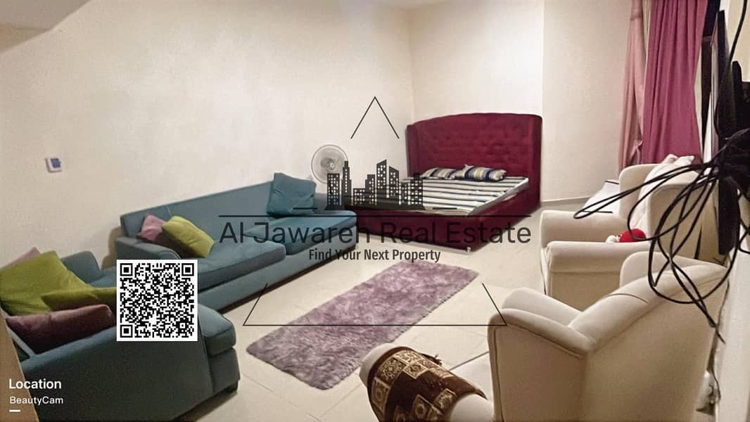 Unfurnished studio apartment for resale in Horizon Towers, Ajman.