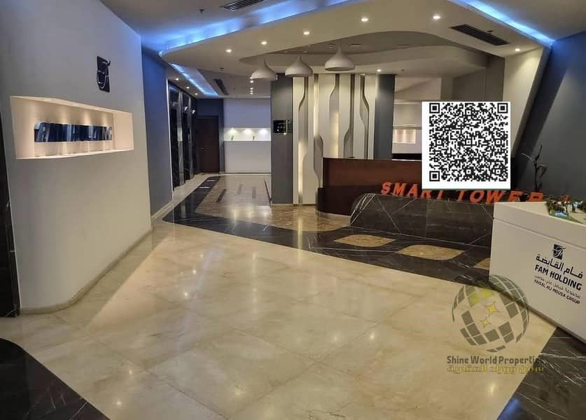 Studio for sale with a balcony Smart Tower Ajman