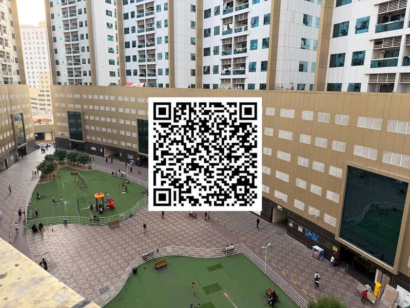 Spacious studio apartment available for sale in Pearl Tower, Ajman.