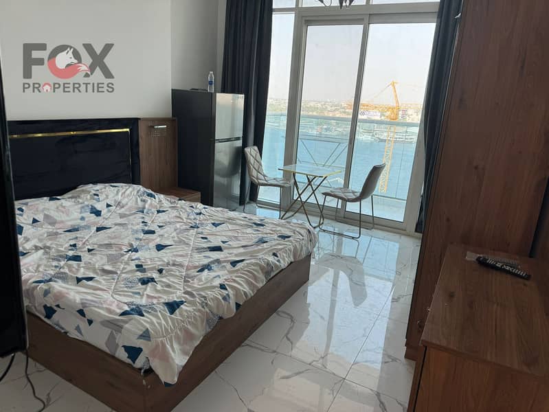 Cash | Free parking | Gym | Swimming pool | Sea view | Elegant furniture | Spacious area | Studio | Al Waha Towers | Al Rashidiya 1 | Ajman