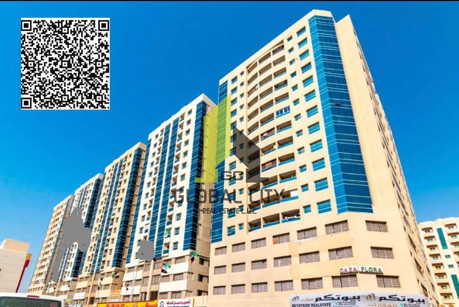 Vacant ! 2 Bedrooms ! Fully Furnished ! With Parking ! Price 450,000 ! Almond Towers ! Garden City Ajman.