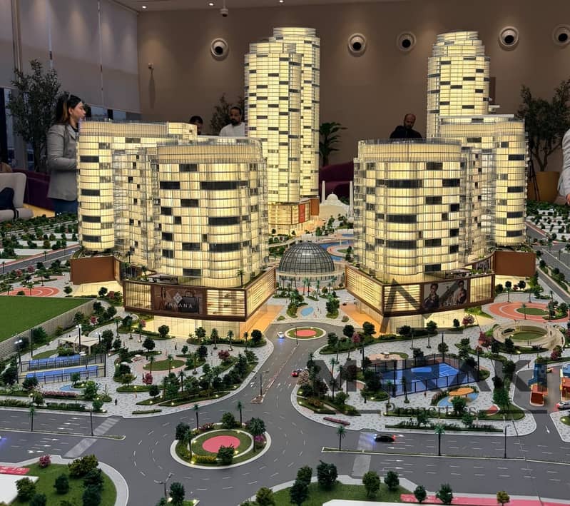 Studio for Sale – Tiger Downtown Ajman Crystal Lagoon View | Dancing Fountain |