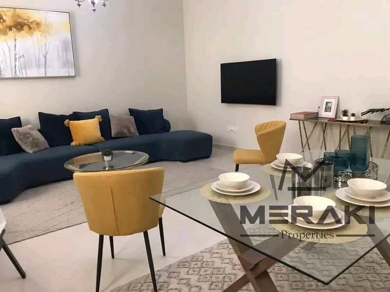 A studio for ownership in Al Amira Village, first payment 85,000 dirhams, including registration fees