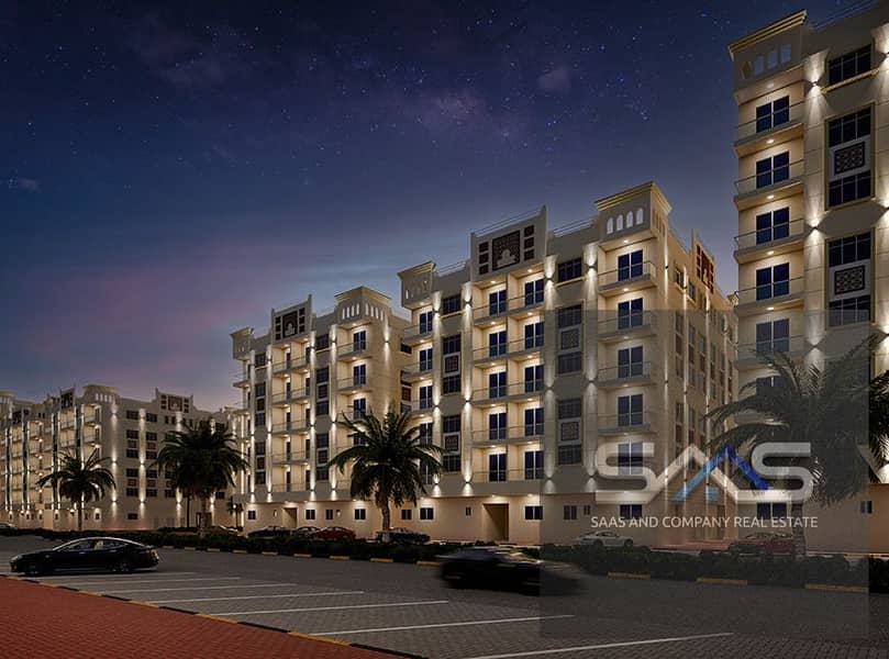 Own a studio now with a down payment of 53,000 dirhams.