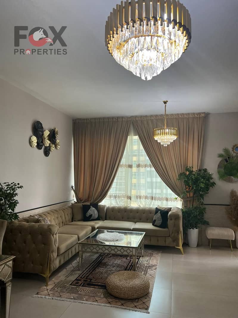 Available for all nationalities | For sale: 1 bedroom and living room, 2 bathrooms, balcony + private parking at Al Malekiya | 1287 sq ft