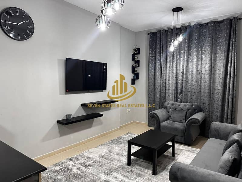 Your unit now includes a bedroom and living room with parking and furniture. Installment 3038