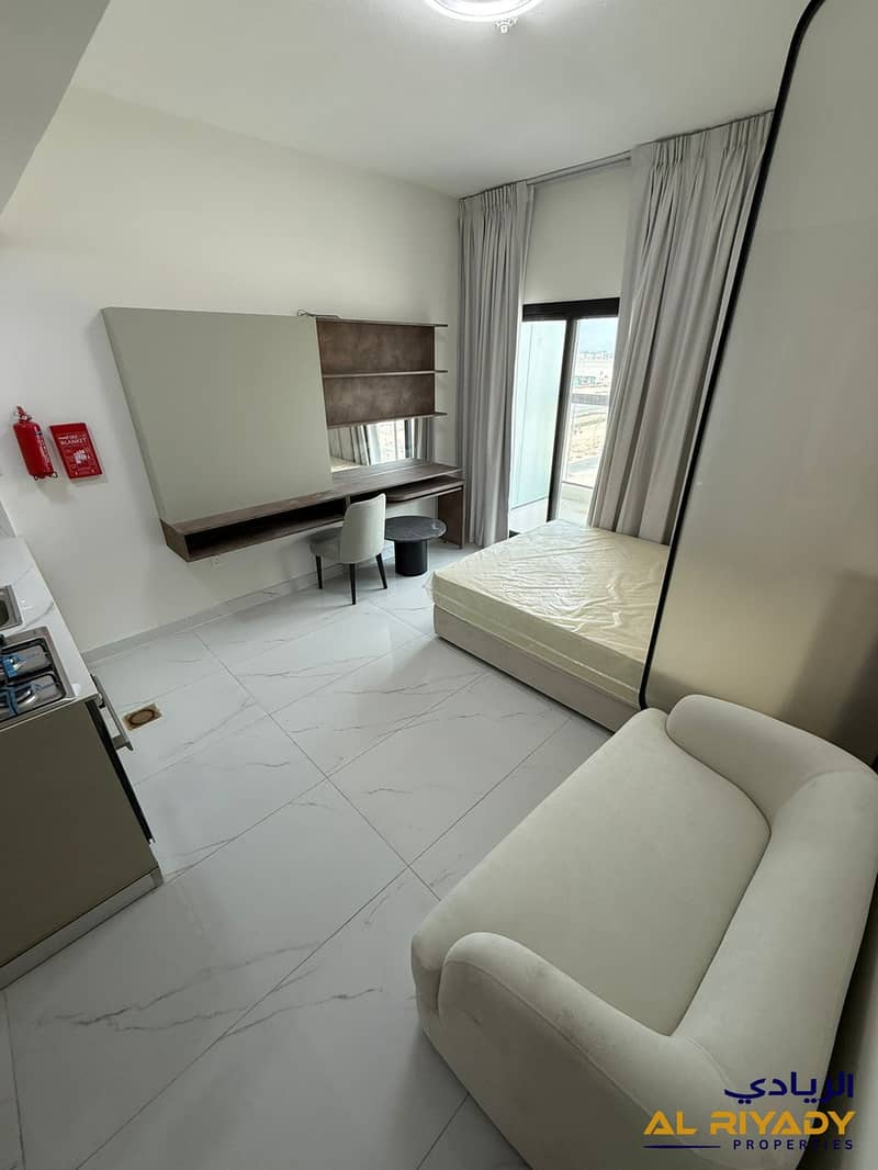Studio Apartment | Equiti Gate Jebel Ali | Balcony | City Views