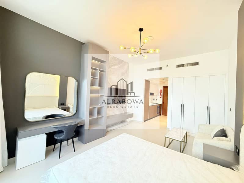 Furnished Studio | Prime Residency 3 | Balcony & Downtown View