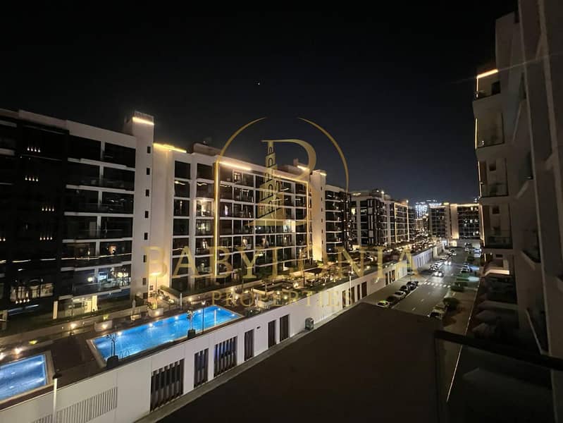 Studio Apartment | Azizi Riviera 32 | Pool View
