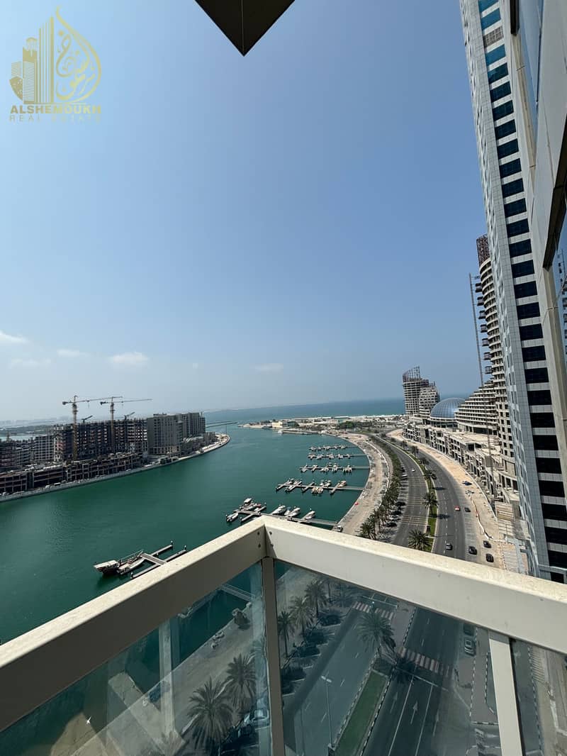 Spacious 1 Bedroom | Full Sea View | Balcony | Prime Al Khan Location