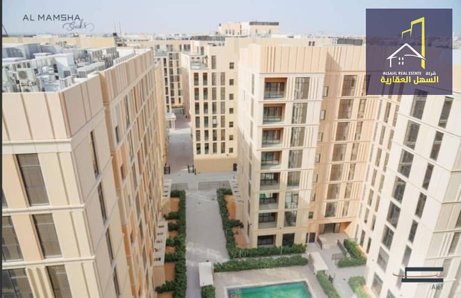 1bhk + Living Room Apartment with Pool View – Payment in Installments