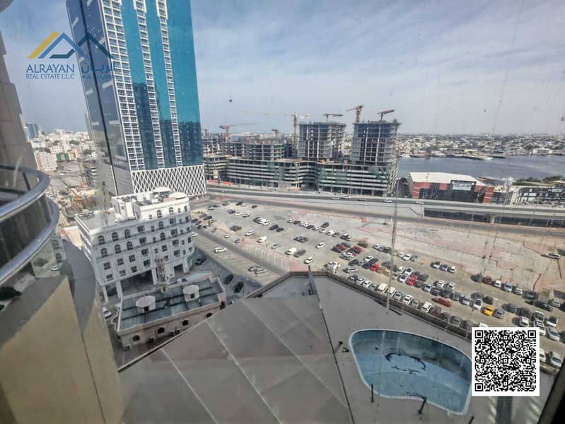 A prime residential opportunity in the heart of Ajman Apartment for sale in Horizon Towers – Al Rashidiya 1 Stunning views of the Creek Towers