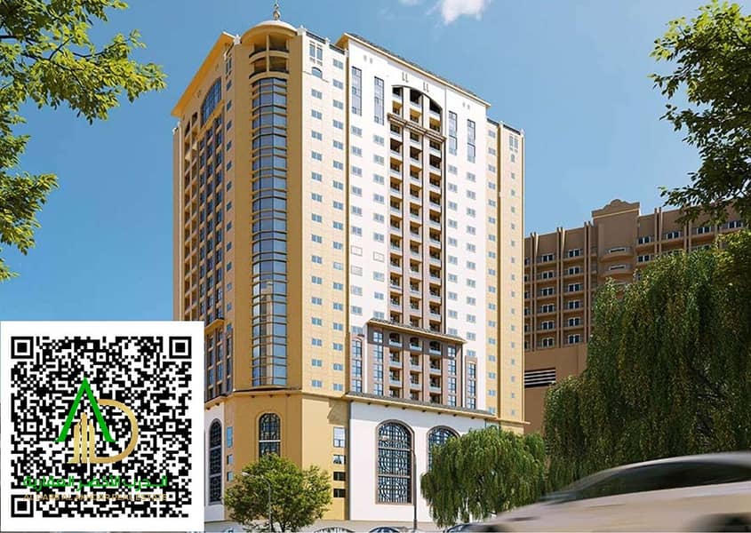 A great opportunity to own a two-bedroom apartment with a living room in Ajman atAl Nuaimiya Towers Phase 2 located in Al Nuaimiya 1 on Sheikh J