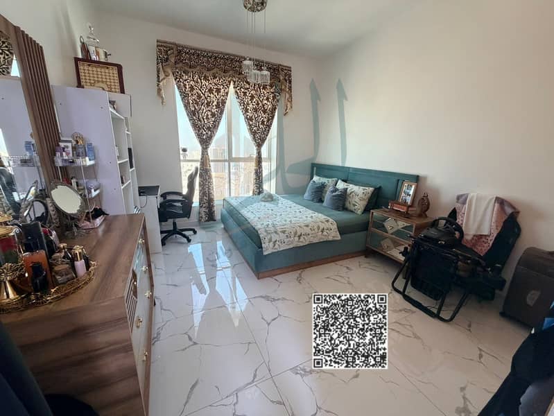 A golden opportunity to own a spacious apartment in Tower Al Waha • Two-room apartment and a lounge with an open view in one of the best Ajman towers • For sale a distinctive apartment in Tower Al Waha - high floor and integrated facilities